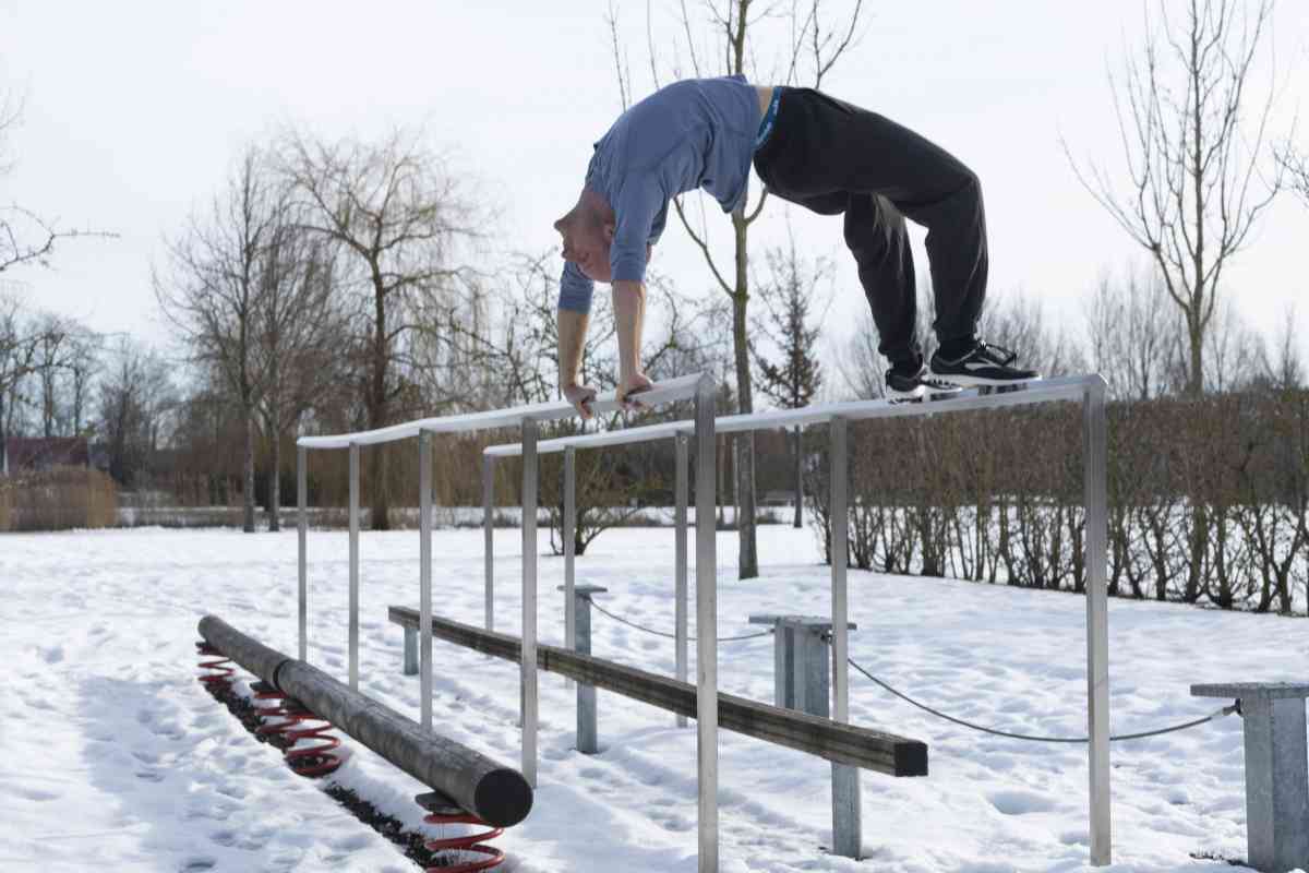 Fitnessparcours im Sportpark